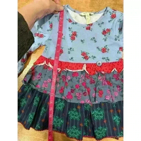 Matilda Jane Feeling Festive Holiday Top Sz 6 - Picture 5 of 5